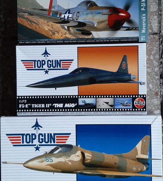 AVIONES A ESCALA 1/72 TOPGUN AIRFIX DESDE $35 EN ADELANTE