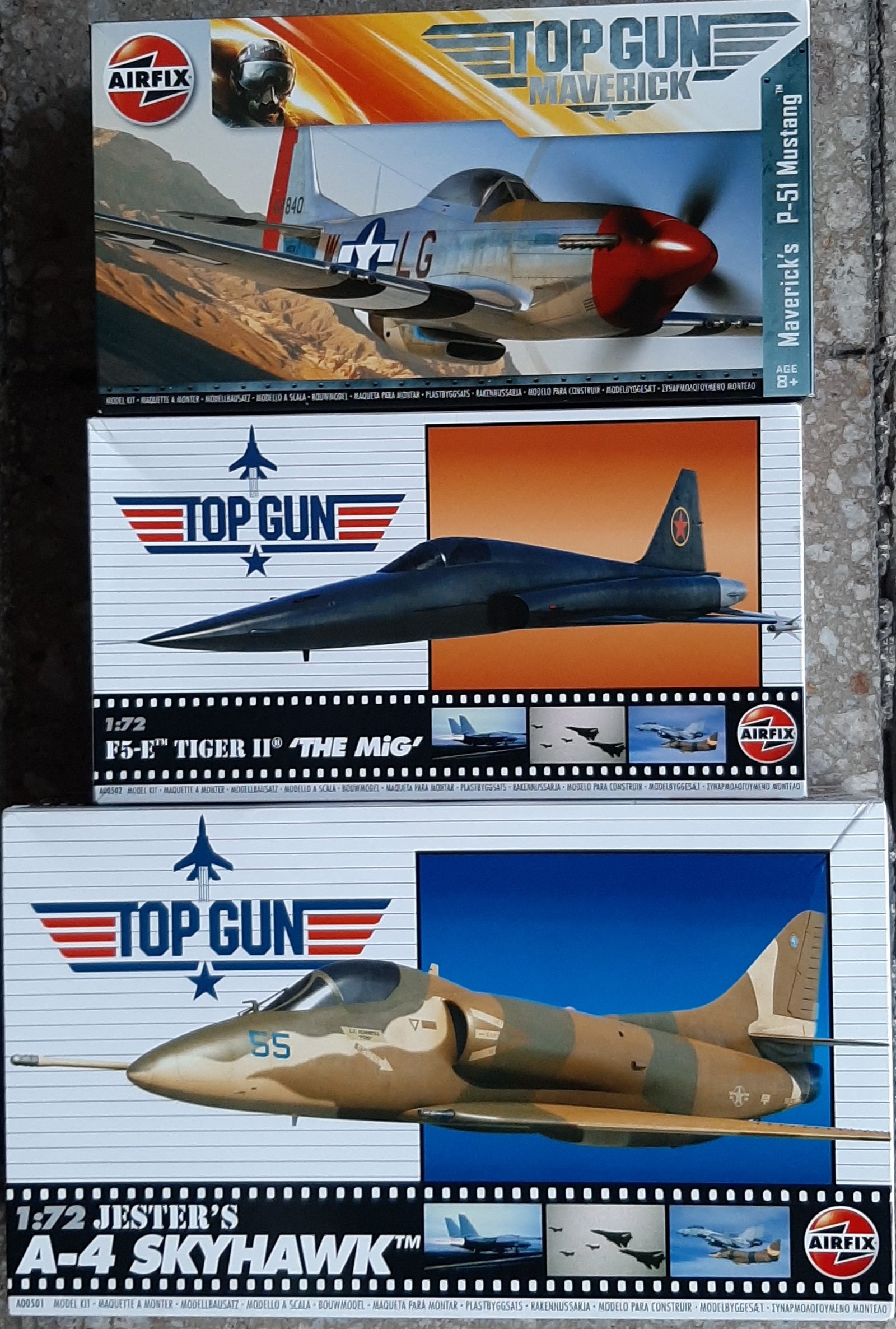 AVIONES A ESCALA 1/72 TOPGUN AIRFIX DESDE $35 EN ADELANTE