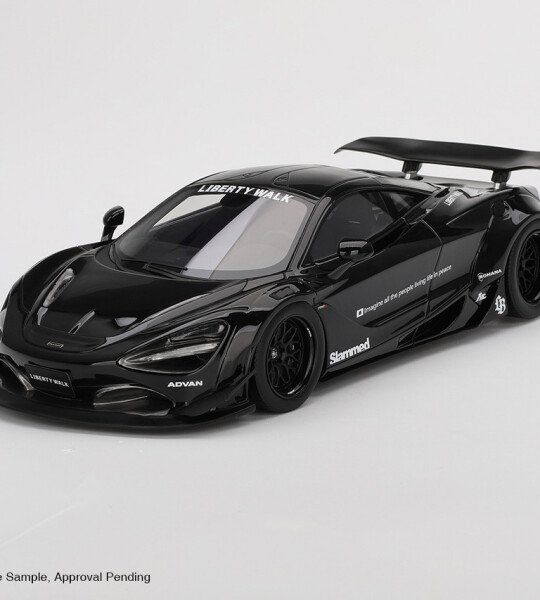 Mini GT 1:64 McLaren 720S LB-Works – Black – MiJo Exclusives - ADVAN LIBERTY WALK