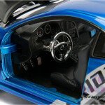 MODELO ESCALA 1/24 MITSUBISHI ECLIPSE BLUE HARDTOP JDM TUNER