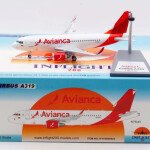 AVION INFLIGHT Avianca / Airbus A319 / N751AV / IF319AV0423 / 1:200