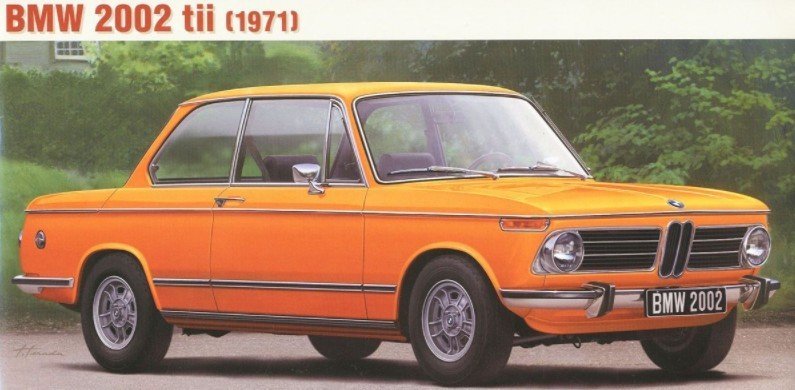 MODELO PARA ARMAR A ESCALA 1/24 BMW 2002 TII 1971
