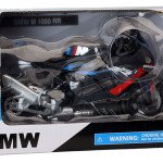 MODELO ESCALA 1/12 BMW M3 1000 RR Motorcycle in Black with Red, White, and Blue Deco - MOTO