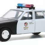 MODELO 1/64 Metropolitan Police - 1987 Chevrolet Caprice - Terminator 2: Judgement Day (1991) POLICIA