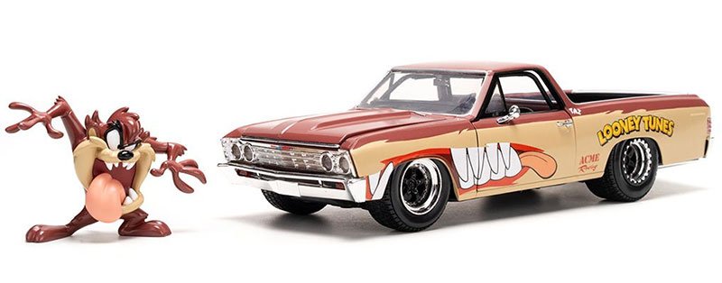 Jada 1:24 Looney Tunes Tasmanian Devil & 1967 Chevrolet El Camino – Hollywood Rides