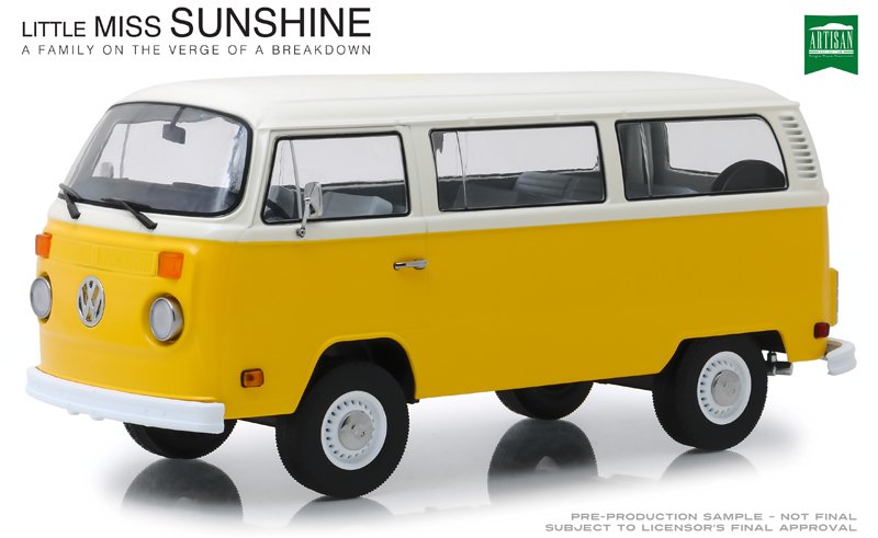 MODELO ESCALA 1/18 1978 Volkswagen Type 2 Bus - Little Miss Sunshine (2006)
