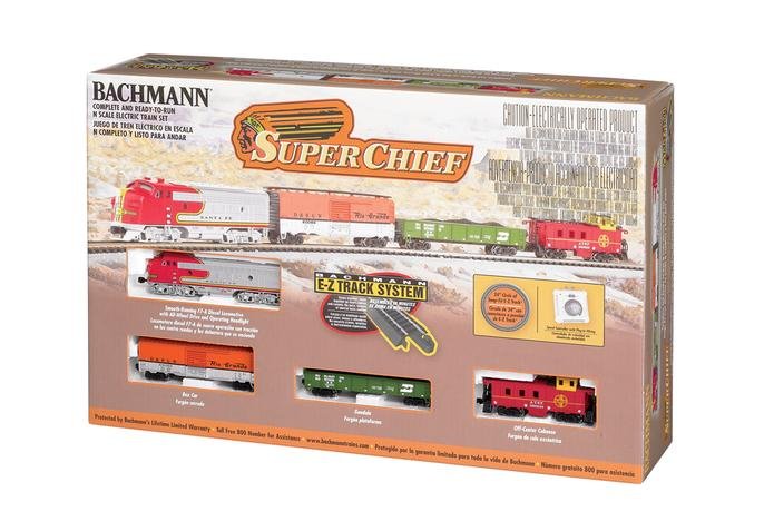 TREN ELECTRICO Bachmann ESCALA N Scale Super Chief Train Set