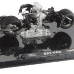 MODELO ESCALA 1/43 Hot Wheels Bat Pod "The Dark Knight Batman película - MOTO BATMAN