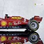 MODELO ESCALA 1/18 HOT WHEELS ELITE SF1000 TUSCAN GP FERRARI S VETTEL FORMULA 1