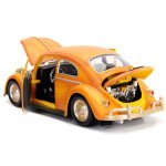 MODELO ESCALA 1:24  - Transformers Bumblebee - 1971 Volkswagen Beetle Bumblebee & Charlie