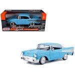 Motormax 1:24 1957 Chevrolet Bel Air – Sky Blue – Timeless Legends - CLASICO