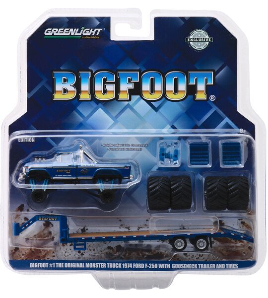 MODELO ESCALA 1/64 Bigfoot #1 The Original Monster Truck - 1974 Ford F-250