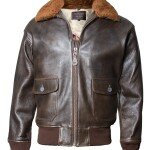 CHAQUETA CUERO LEGITIMO TOP GUN® OFFICIAL MILITARY G-1 JACKET