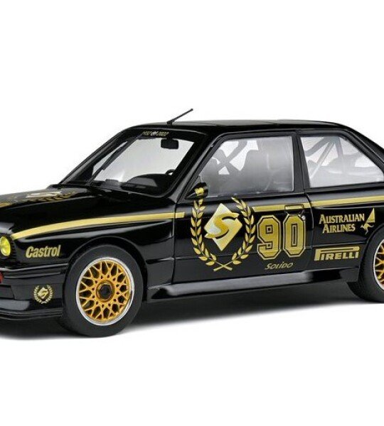 MODELO ESCALA 1/18 BMW E30 M3 SOLIDO 90TH ANNIVERSARY LIMITED EDITION 2022 - 1990