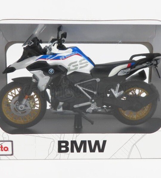 MOTO ESCALA 1:12 BMW R1250 GS w/Stand – 32703/WHITE