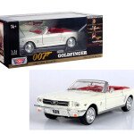 MODELO ESCALA 1:24 James Bond – 1964 1/2 Ford Mustang Convertible – CREAM 007