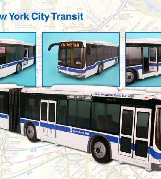 MODELO ESCALA 1/43 MTA ARTICULATED BUS