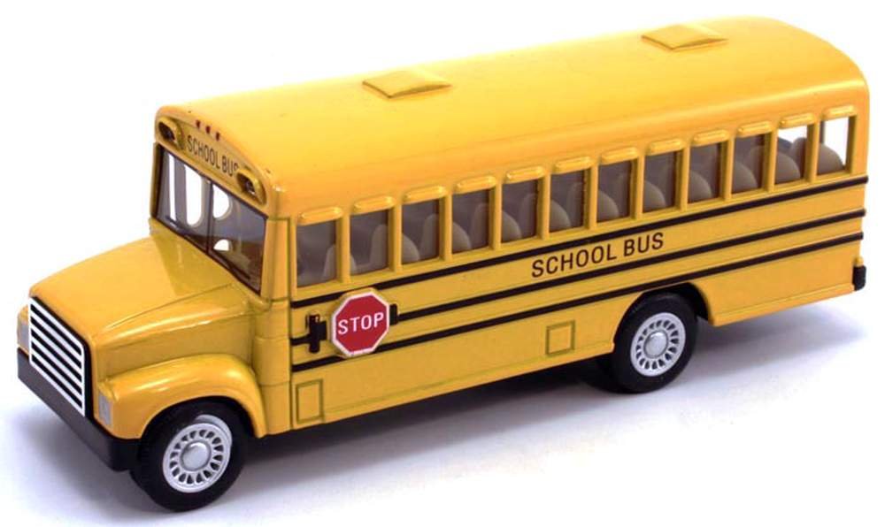 MODELO ESCALA 1:64 Yellow School Bus (Mid-Sized) (5" Long)