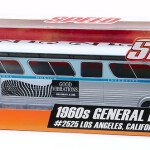 MOCELO ESCALA 1/43 1960s General Motors TDH #2525 Los Angeles, California Downtown Bus - Speed (1994)