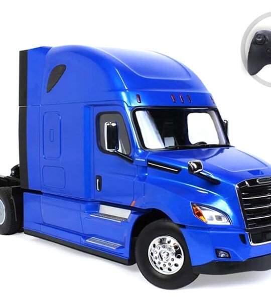 CABEZAL RADIO CONTROL ESCALA 1/16 Scale Freightliner Cascadia Raised Roof Sleeper Cab Semi Truck - RTR by Diecast Masters