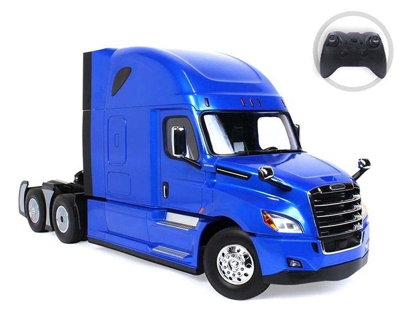 CABEZAL RADIO CONTROL ESCALA 1/16 Scale Freightliner Cascadia Raised Roof Sleeper Cab Semi Truck - RTR by Diecast Masters