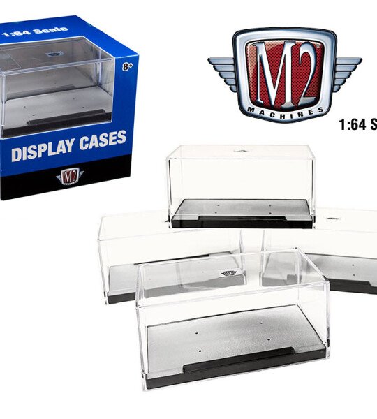 MODELO 1/64 M2 Machines Acrylic Display Case - CAJITA ACRILICA - SET DE 4 VITRINAS ACRILICAS