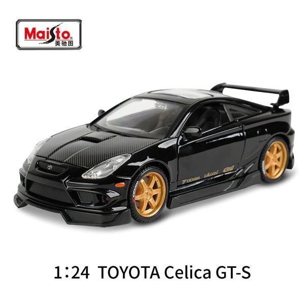 Maisto 1:24 Toyota Celica GT-S – Black – Maisto Design Tokyo Mod