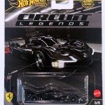 Hot Wheels Premium Car Culture - Circuit Legends 2025 961K - 0/5 Ferrari 499P negro persecución con protector