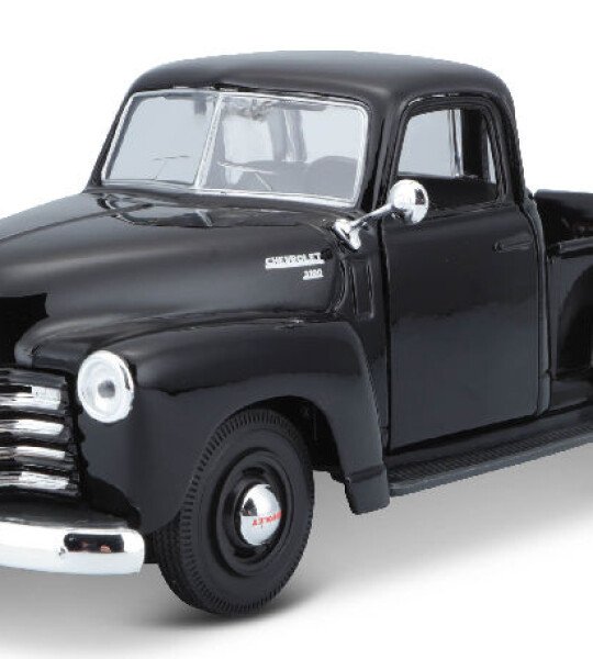 MODELO ESCALA 1:24 W/B Special Edition 1950 Chevrolet 3100 Pick Up truck (black)