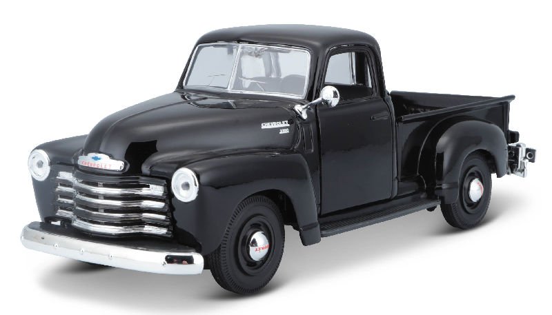 MODELO ESCALA 1:24 W/B Special Edition 1950 Chevrolet 3100 Pick Up truck (black)