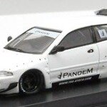 MODELO ESCALA 1/64 Honda Civic EG6 Rocket Bunny Pandem White