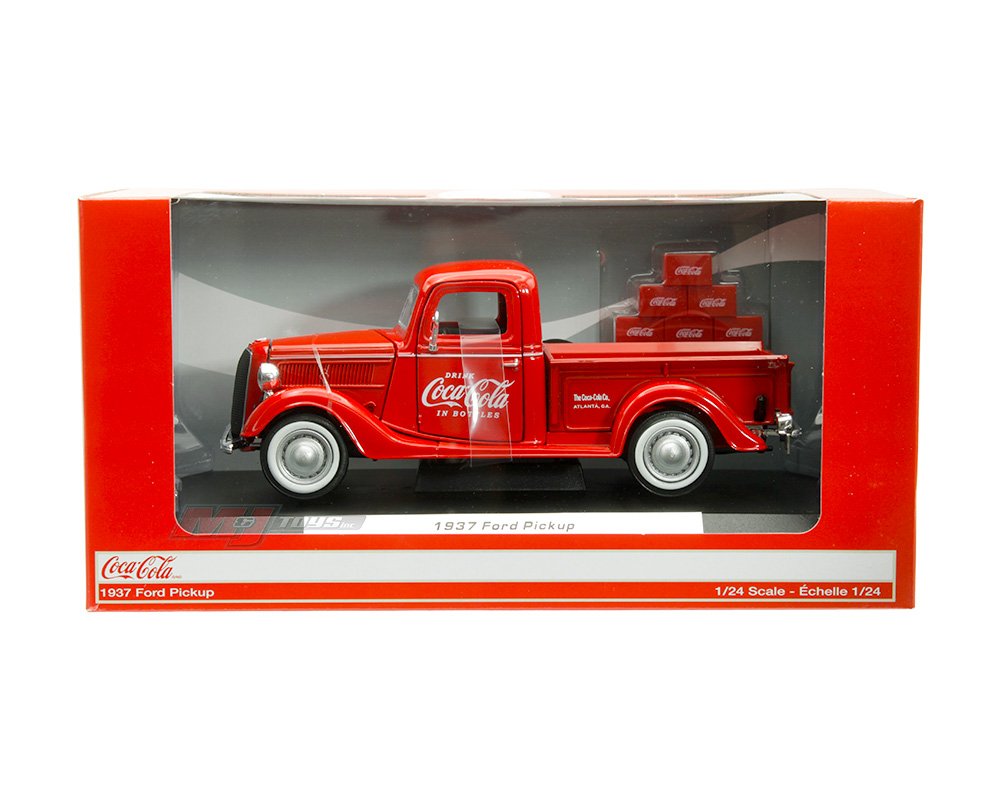 Motor City Classics 1:24 1937 Coca-Cola Ford Pickup – Red