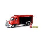 Motor City Classics 1:50 Coca-Cola Beverage Delivery Truck with 2 Sliding Doors & Accessories – Red