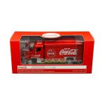 Motor City Classics 1:50 Coca-Cola Beverage Delivery Truck with 2 Sliding Doors & Accessories – Red