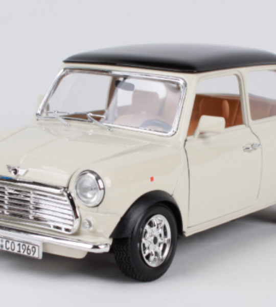 MODELO ESCALA 1/18 1969 Mini Cooper in Beige