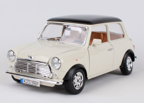 MODELO ESCALA 1/18 1969 Mini Cooper in Beige
