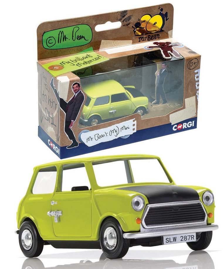 MODELO ESCALA 1/36 Corgi 1:36th diecast – Mr Bean’s Mini – 30 years of Mr Bean