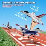 DEERC F16 Thunderbird 3CH Remote Control Aircraft - AVION JET RADIO CONTROL