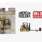 American Diorama 1:64 Figures Heavy Lifters Forklift Set II – MiJo Exclusives MONTACARGA