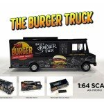 American Diorama 1:64 Food Truck The Burger Truck – Limited Edition MiJo Exclusives - diorama de camion hamburguesa