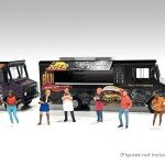 American Diorama 1:64 Food Truck The Burger Truck – Limited Edition MiJo Exclusives - diorama de camion hamburguesa