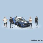 American Diorama 1:64 Figures Liberty Walk Team – Mijo Exclusives - figuras metalicas LBWK