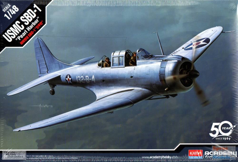 MODELO ESCALA 1:48 USMC SBD-1 Dauntless 'Pearl Harbor'