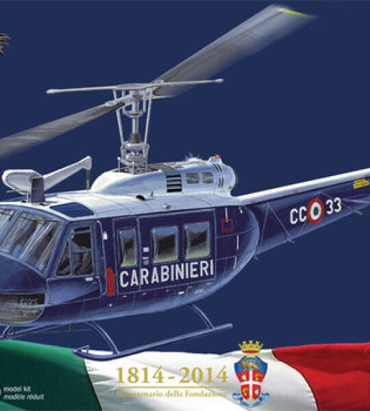 MODELO ESCALA 1:48 Italeri AB 205 Arma Dei Carabinieri UH-1H