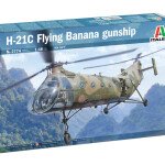 MODELO ESCALA 1:48 Italeri H-21C Shawnee "Flying Banana"
