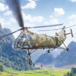 MODELO ESCALA 1:48 Italeri H-21C Shawnee "Flying Banana"