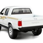 MODELO ESCALA 1/32 Army Green Diecast Toyota Hilux Pickup Truck