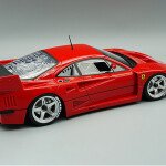 MODELO ESCALA 1/18 Ferrari F40 year 1987 black / Red seats 1:18 KK-Scale - EN NEGRO Y ROJO FERRARI