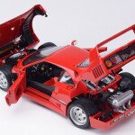 MODELO ESCALA 1/18 Ferrari F40 year 1987 black / Red seats 1:18 KK-Scale - EN NEGRO Y ROJO FERRARI