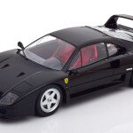 MODELO ESCALA 1/18 Ferrari F40 year 1987 black / Red seats 1:18 KK-Scale - EN NEGRO Y ROJO FERRARI